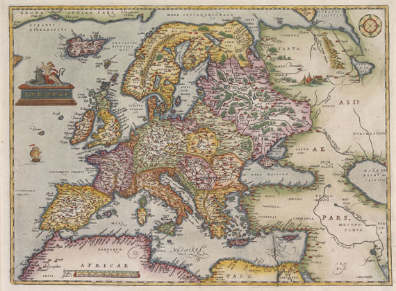 Europa - 1 Bl. Europae (Ortelius). 1581-84.