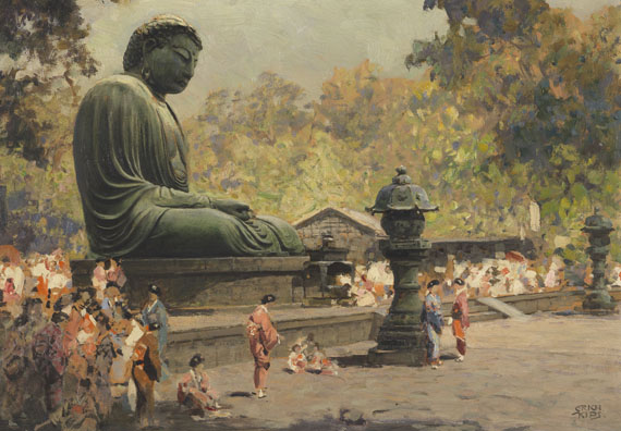 Erich Kips - Der große Buddha (Daibutsu) in Kamakura, Japan