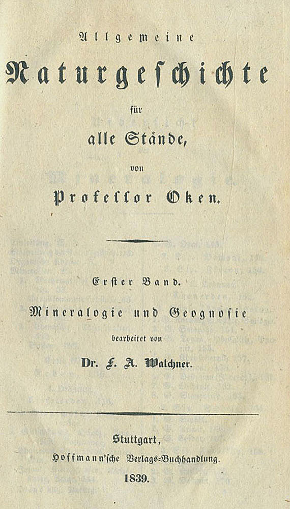  - Deutsche Naturkunde. 34 Bde.