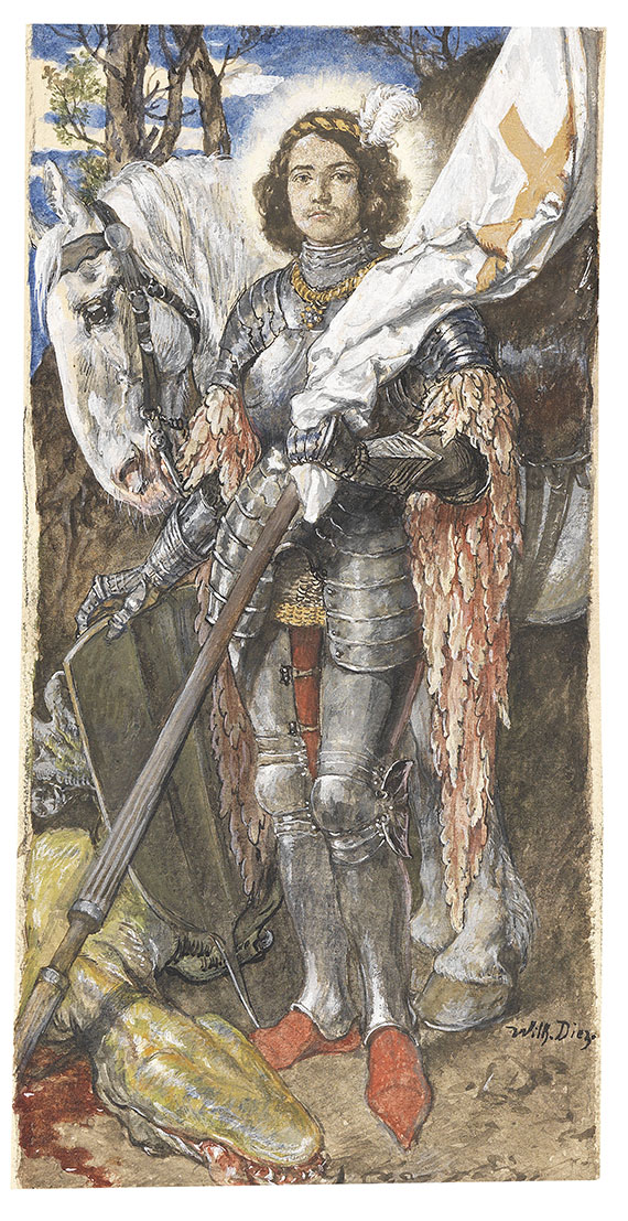 Wilhelm von Diez - Heiliger Georg mit dem erlegten Drachen