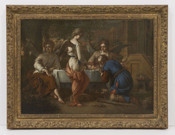 Johannes Voorhout - Abraham und die Engel - Frame image