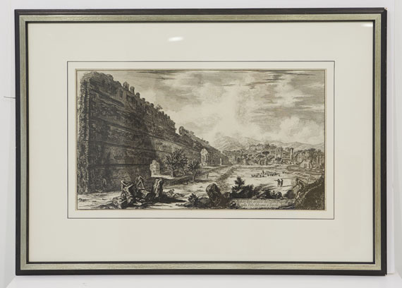 Giovanni Battista Piranesi - Veduta degli Avanzi del castro Pretorio nella Villa Adriana a Tivoli - Frame image