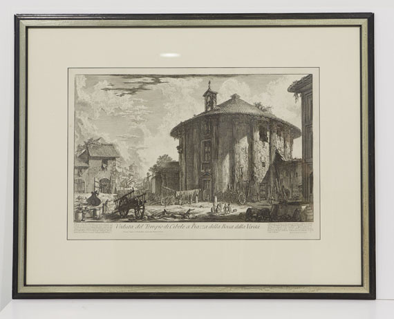 Piranesi - Veduta del Tempio di Cibele a Piazza della Bocca della Verità