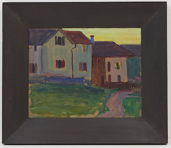Gabriele Münter - Häuser in Murnau - Frame image