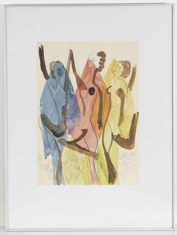 Ernst Ludwig Kirchner - Farbentanz - Frame image
