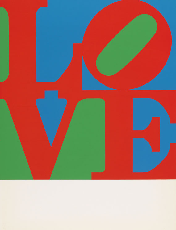 Robert Indiana - Love Wall (Love Frieze) - 4-teilig - 