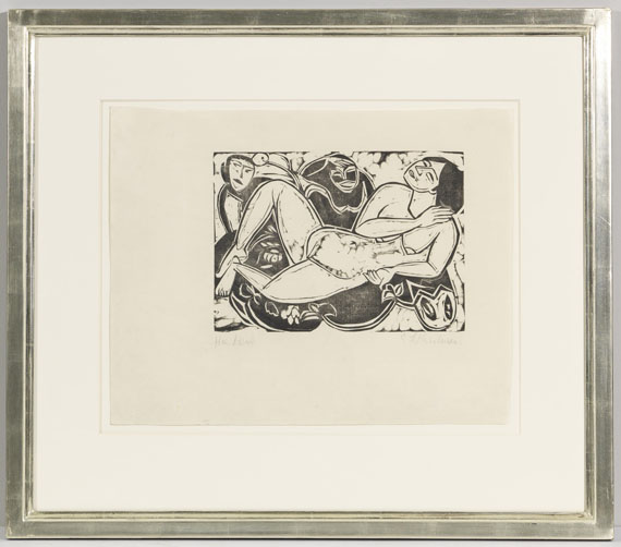 Ernst Ludwig Kirchner - Liegender Akt - Frame image