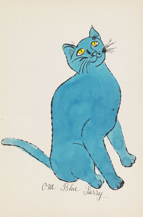 Andy Warhol - 25 Cats name[d] Sam and one Blue Pussy - 