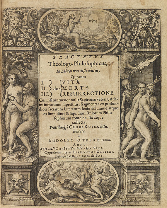 Alchemie und Okkulta - Fludd, R., Tractatus theologo-philosophicus - Vorgeb. Defensio iusta et moderata Melanchthon
