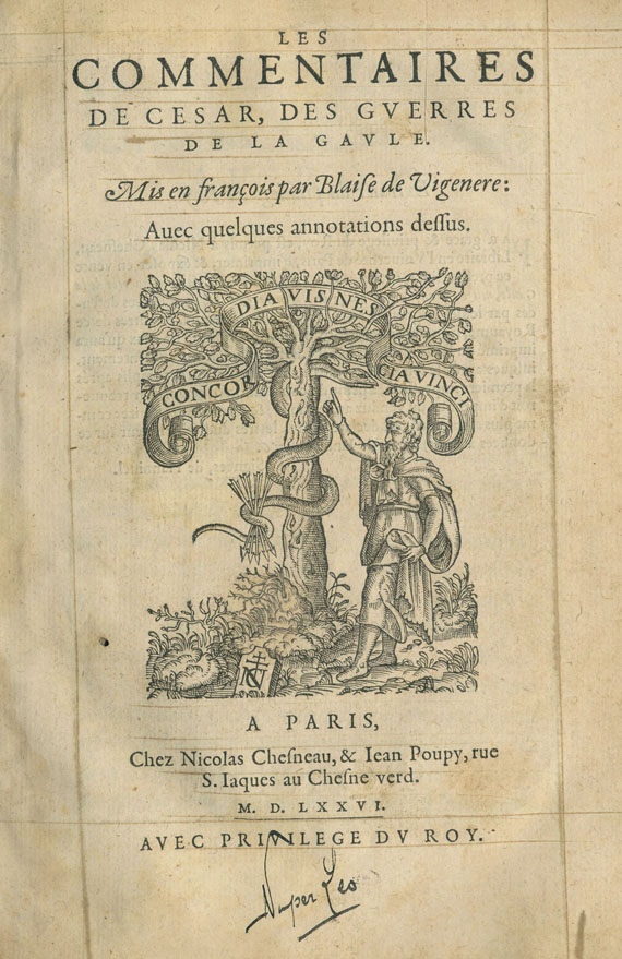 Gaius Julius Caesar - Les commentaires. 1576