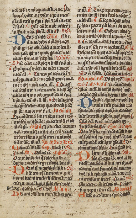  Manuskript - Breviarium (Palimpsest). 1514 - 