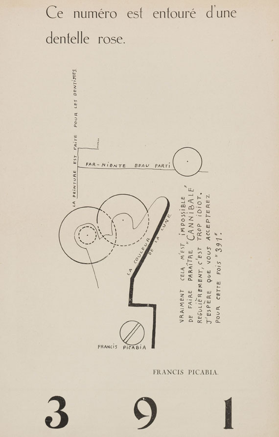 Francis Picabia - 391. 5e année, numero 13.