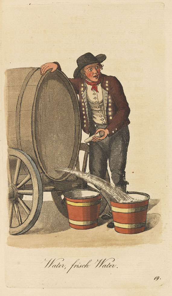 Christoffer Suhr - Der Ausruf in Hamburg. 1808. - 