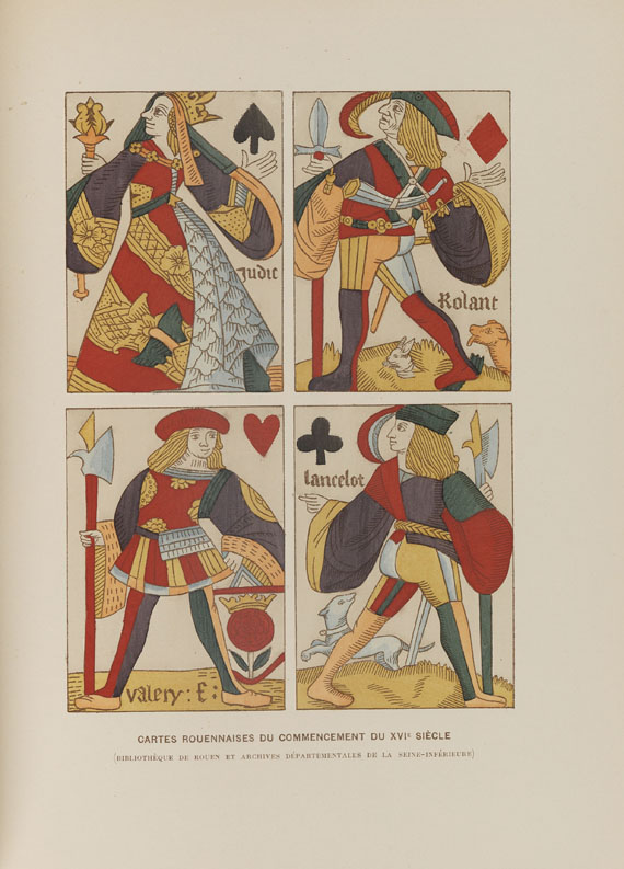 Henry René de Allemagne - Les cartes à jouer. 2 Bde . 1906 - 