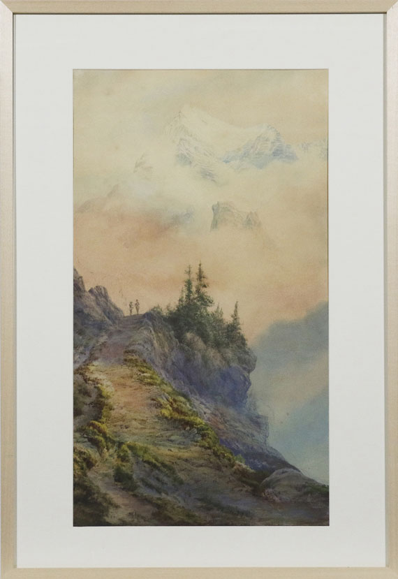 Edward Theodore Compton - Zugeschrieben - In den Dolomiten - Frame image