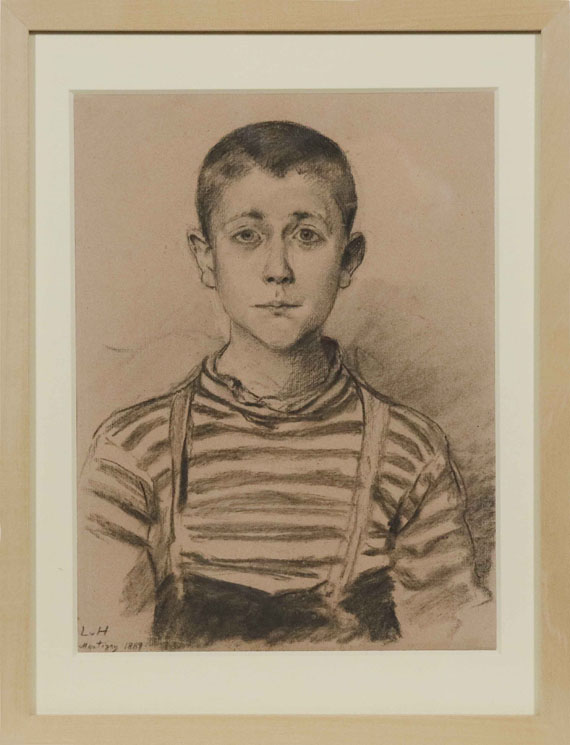 Ludwig von Hofmann - Französischer Junge - Frame image