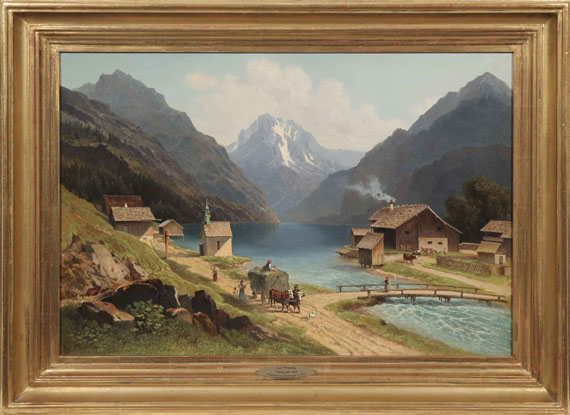 Carl Prestele - Der Sixenhof am Achensee in Tirol - Frame image