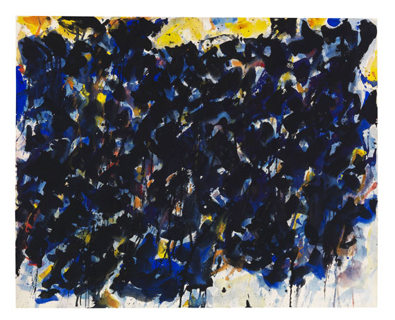 Sam Francis - Composition: Black and Blue (SF56-157)