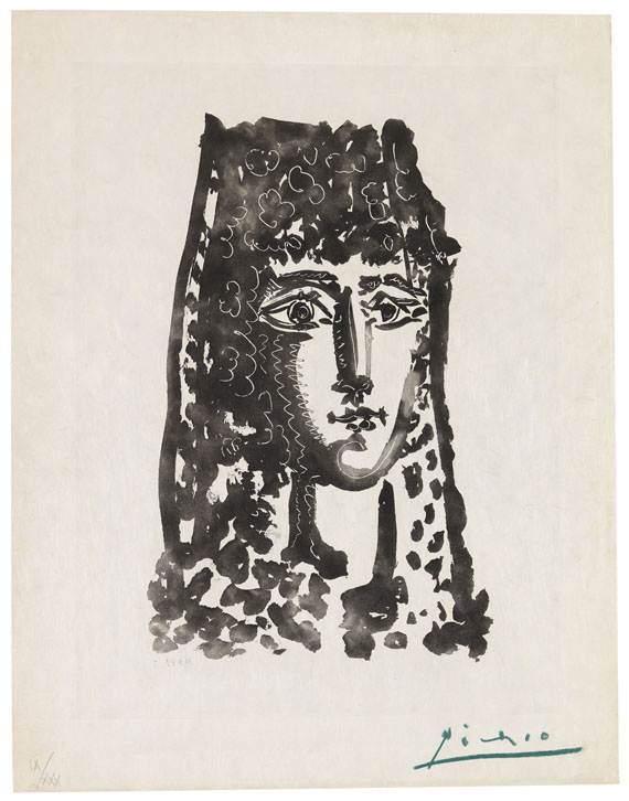 Pablo Picasso - Femme à la Mantille: Carmen
