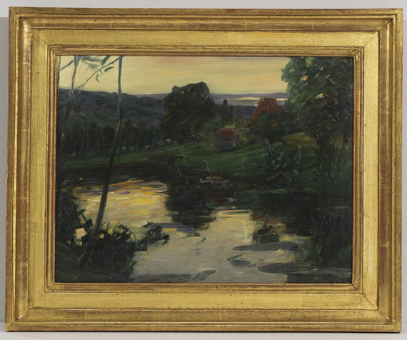 Leo Putz - Landschaft an den Osterseen - Frame image