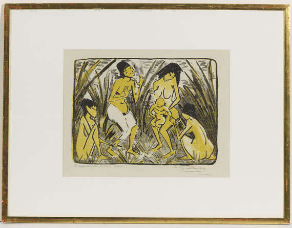 Otto Mueller - Auffindung des Moses - Frame image