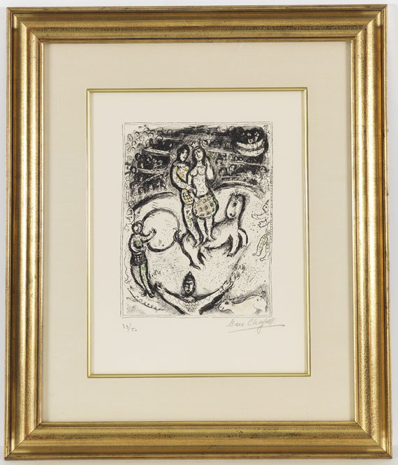 Marc Chagall - Cirque - Frame image