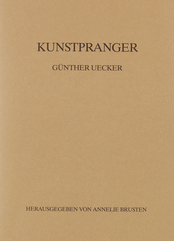 Günther Uecker - Kunstpranger - 
