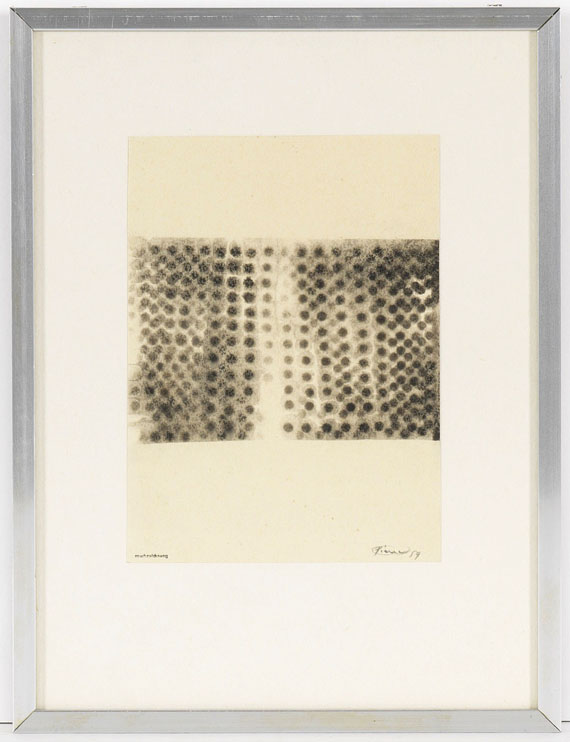 Otto Piene - Rauchzeichnung - Frame image