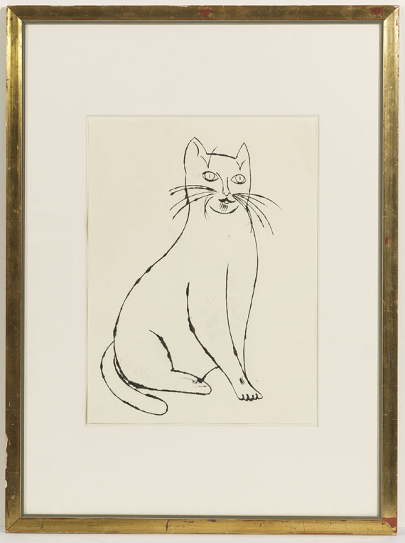 Andy Warhol - Sam sitting - Frame image