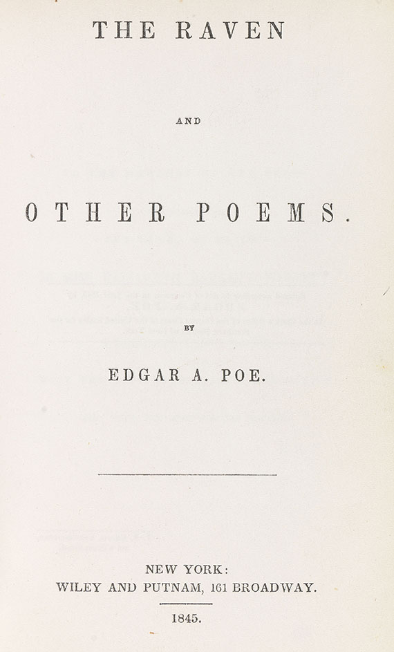edgar allan poe the raven and other poems