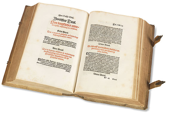  - Bairische Lanndtsordnung. 1553. - Angeb.: Meurer, Jagd- und Forstrecht. 1576. 2 Werke in 1 Bd. - 