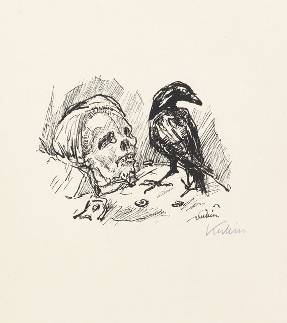 Alfred Kubin - 10 kleine lithografische Zeichnungen von A. Kubin