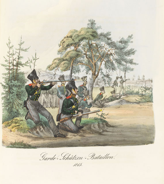Uniformen der Preußischen Garden - Die Uniformen der Preußischen Garden 1704-1836. Berlin 1840.