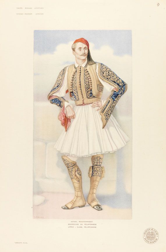 Benaki, Antony E. - Musee Benaki: Costumes nationaux helleniques, 2 Bde.