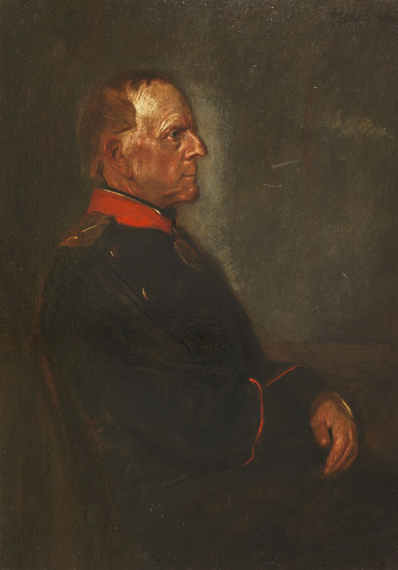 Franz von Lenbach - Porträt Helmut Graf von Moltke