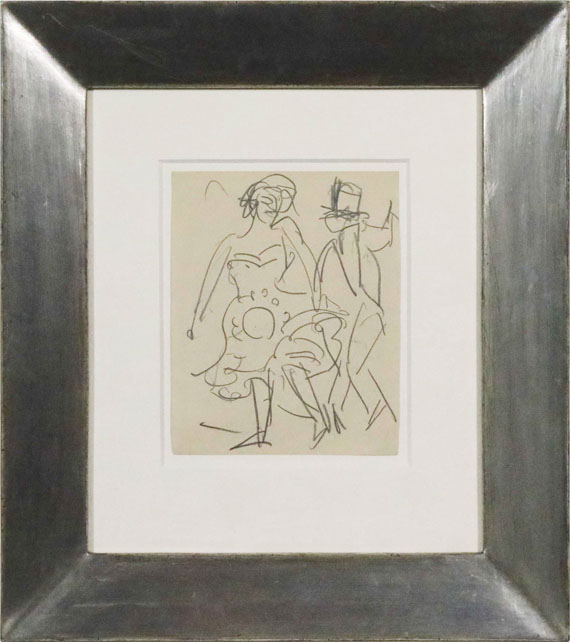 Ernst Ludwig Kirchner - Paar beim Tanz - Frame image