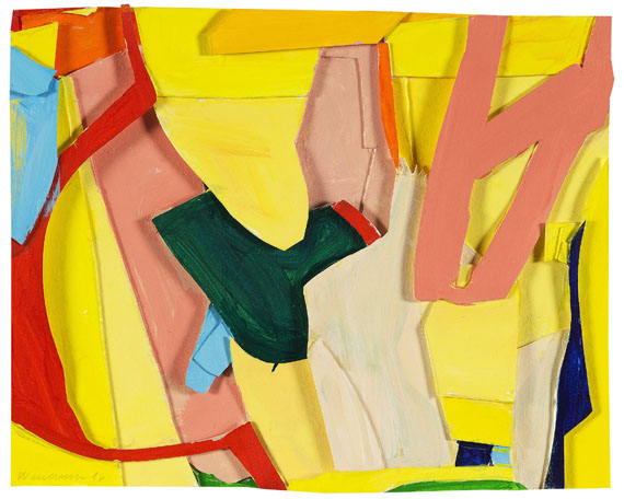 Tom Wesselmann - Maquette for Hancock (Yellow Ghost)