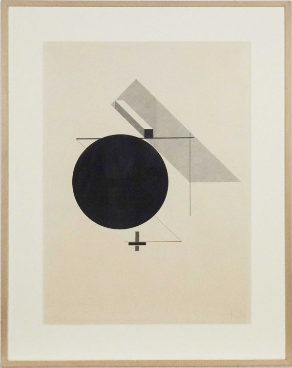 El Lissitzky - Proun IV - Blatt  4 der I. Kestnermappe, Proun - Frame image