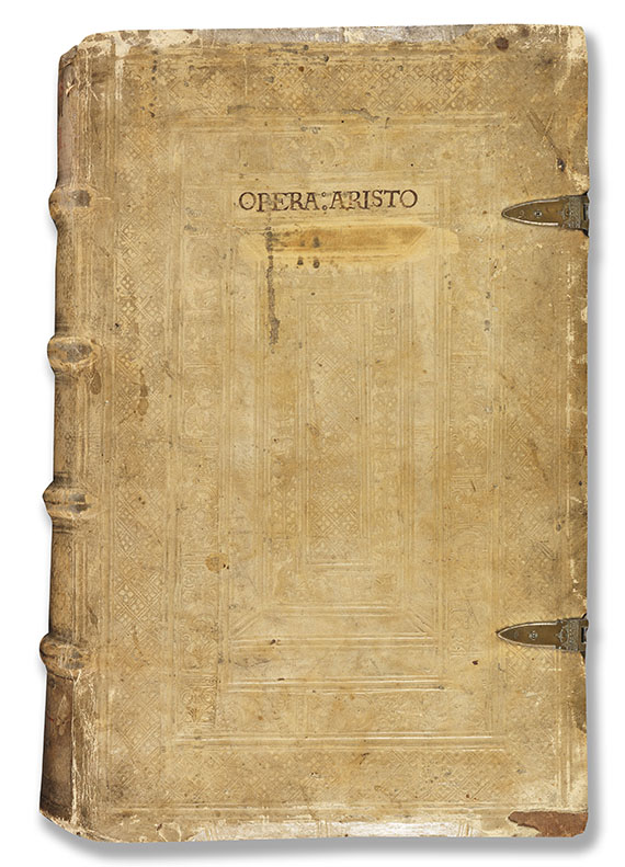  Aristoteles - Opera, 3 Tle. in 1 Bd. Basel 1548. - 