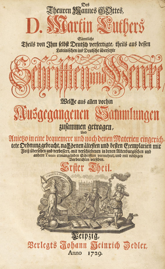 Martin Luther - Sämtliche Schriften und Werke. 22 Bde in 11.