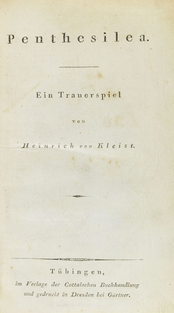Heinrich von Kleist - Penthesilea - 