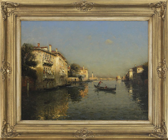 Antoine Bouvard d. Ä. - Canal Grande - Frame image
