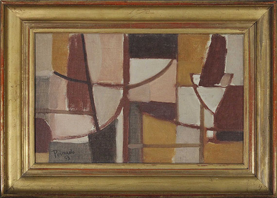Joaquín Peinado - Abstrakte Landschaft - Frame image