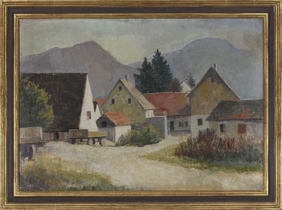 Karl Hofer - Badische Landschaft - Frame image