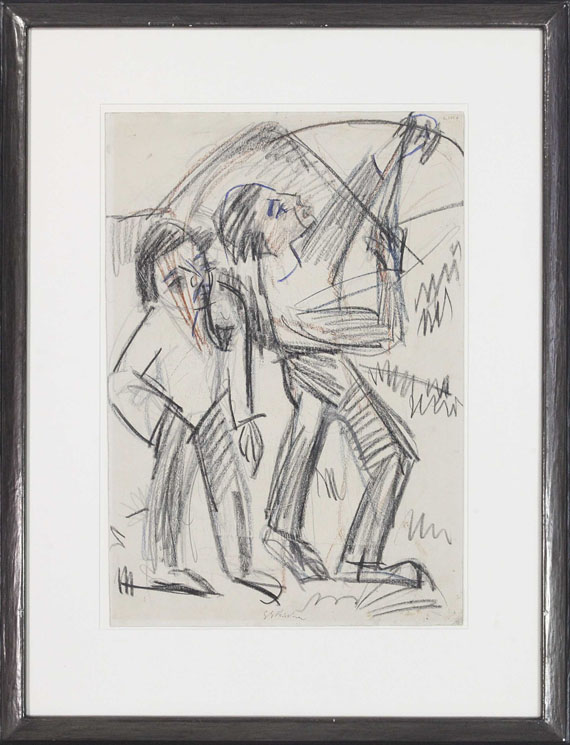 Ernst Ludwig Kirchner - Bogenschütze - Frame image