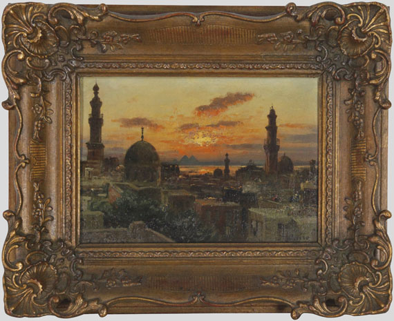 Carl Wuttke - Kairo im Abendlicht - Frame image
