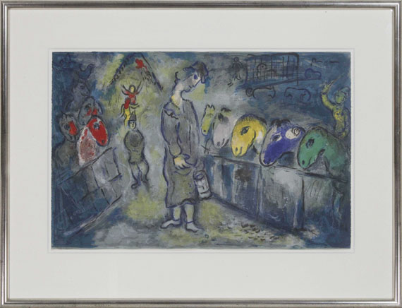 Marc Chagall - Blatt 19 aus: Le Cirque - Frame image