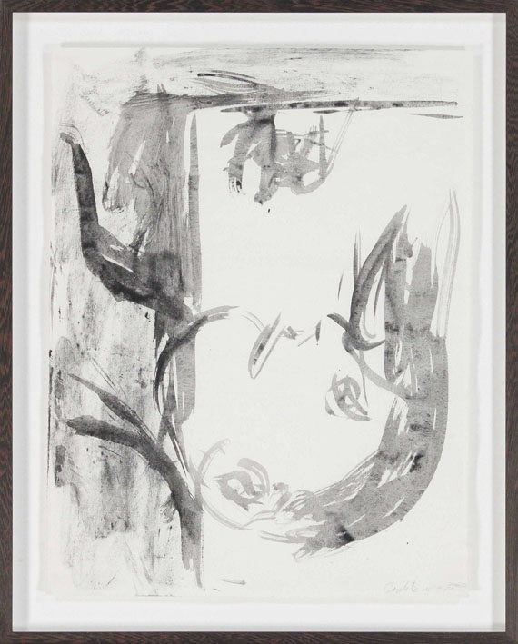 Georg Baselitz - Blick aus dem Fenster - Frame image