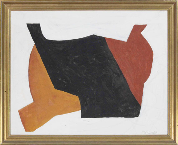 Serge Poliakoff - Rouge noir blanc - Frame image