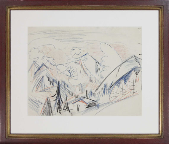 Ernst Ludwig Kirchner - Stafelalp - Frame image